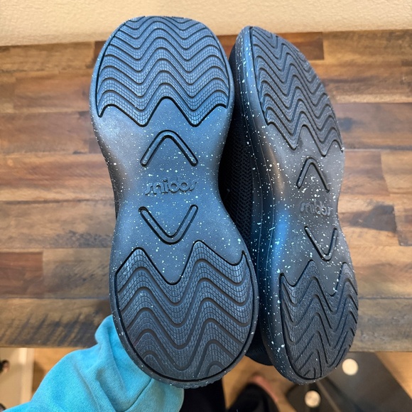 Snibbs Orbit Black Speckle Lace Up Sneakers Mens 11.5 Gym Shoes - Picture 6 of 9